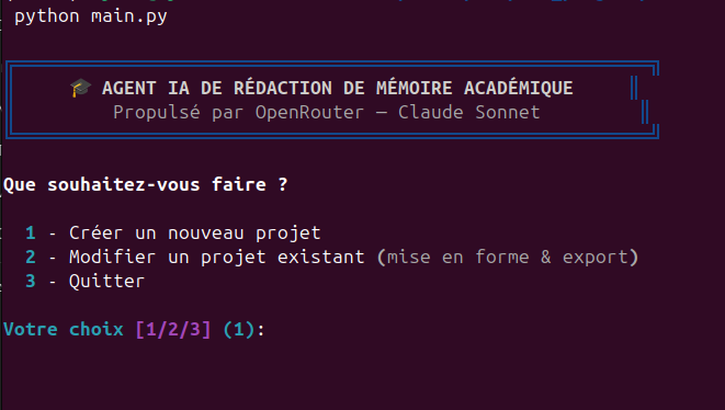 REDACTION MEMOIRE AI